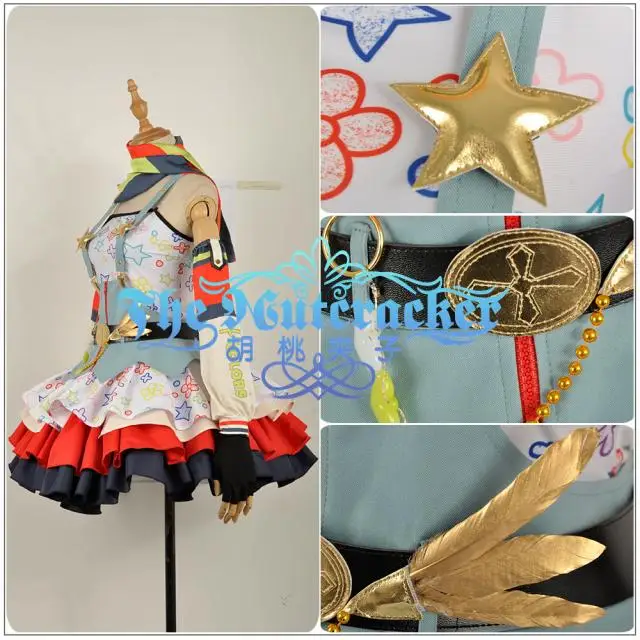 COWOWO Аниме! Lovelive карандаш/художник Пробуждение Рин Umi Маки платье Unifom Косплей