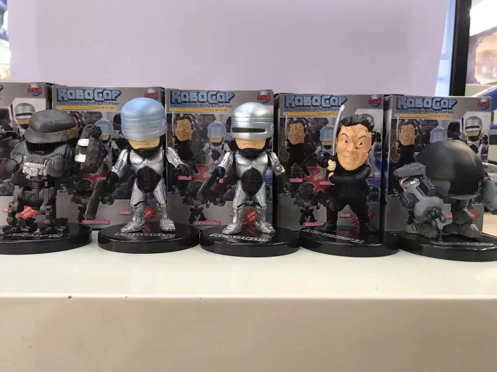 Фигурка Робокопа ED-209 Мерфи фигурки анимированные вер. Коллекционная модель игрушки 5 шт./компл. 6,5 см