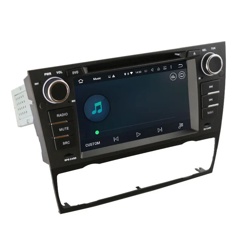 HD емкостный экран система Android 9 0 Автомобильный мультимедийный DVD плеер для BMW E90 E91