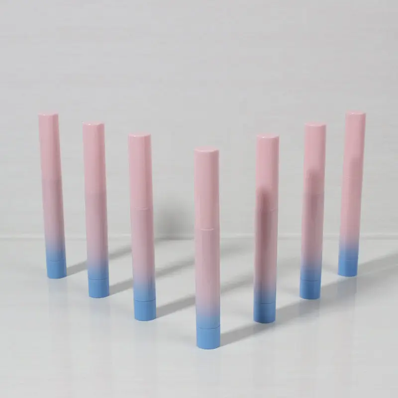 

9 мм пустые тюбики для бальзама для губ градиентный цвет со скошенными краями губная помада Упаковка DIY Косметическая Упаковка Контейнер