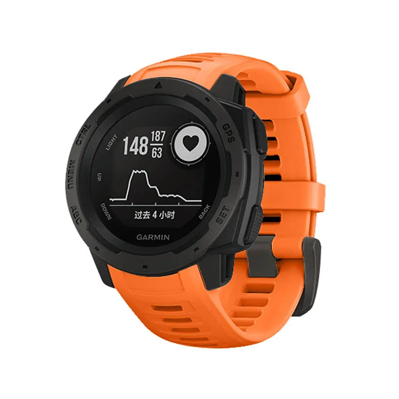Сменный силиконовый ремешок для наручных часов Garmin instinct 22 мм умных | Электроника