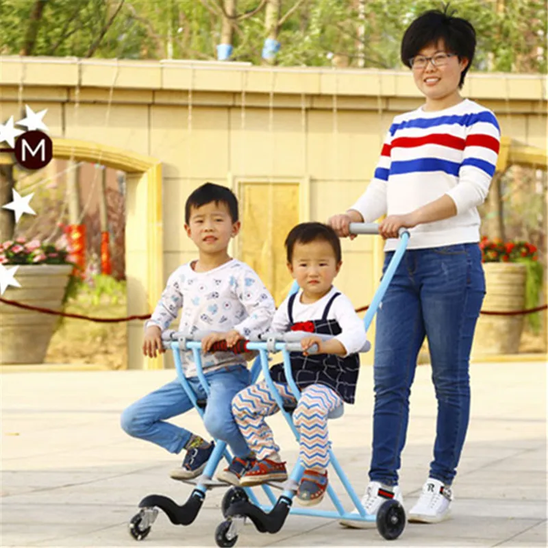 Двойная Складная коляска Triciclo Infantil, переносная двойная коляска, детская трехколесная коляска, уличный велосипед, Kinderwagen sette