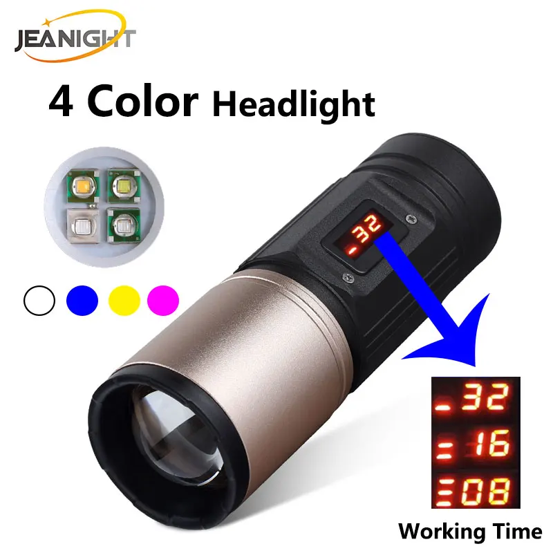 Jeanight профессветодио дный сия светодиодный фонарик для флишинга