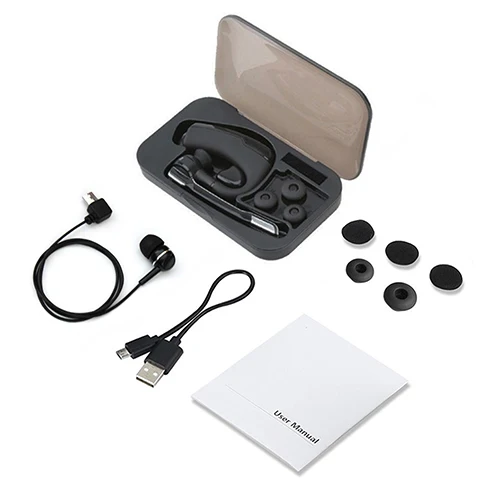 With storage box Наушники с Bluetooth последней модели K6 беспроводные Bluetooth наушники стерео HD микрофон гарнитура бизнес гарнитура для смартфонов ПК - Цвет: With storage box