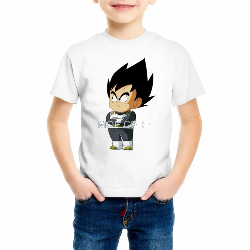 Для детей, на лето Dragon Ball Z мальчиков/девочек Slim Fit Косплэй 3D футболки Dragon Ball футболка Повседневное Детские футболки Z17-7 - Цвет: 12