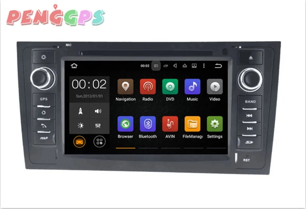 2 din Android 8 0 7 1 автомобильное радио DVD плеер gps Стерео + Navi головное устройство для Audi