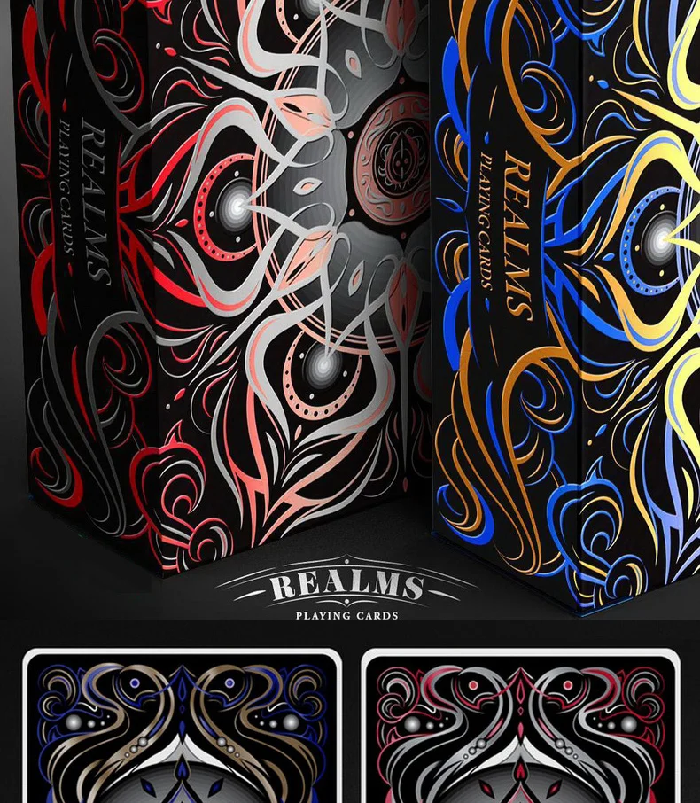 1 шт. Realms игральные карты шесть карт для покера импортированные Magic Dekc реквизит Запечатанный