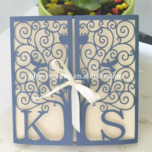 Уникальные свадебные пригласительные открытки с инициалами невесты и жениха