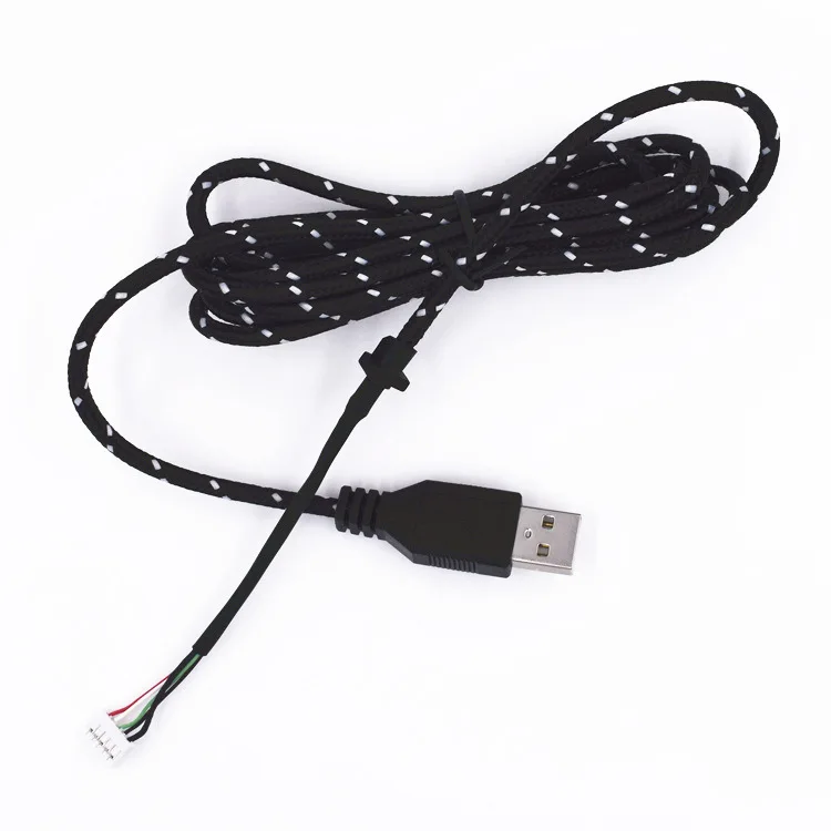 RAW USB кабель для мыши для SteelSeries SS сэнсэй сырой XAI KINZU KANA V2 V3 сменный провод специальная прочная и доступная линия мыши - Цвет: RAW