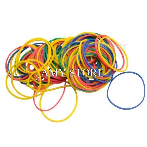 

200PCS #12 Colors Tattoo Rubber Bands Machine Gun Tubes Needle Ink Tip Supplies