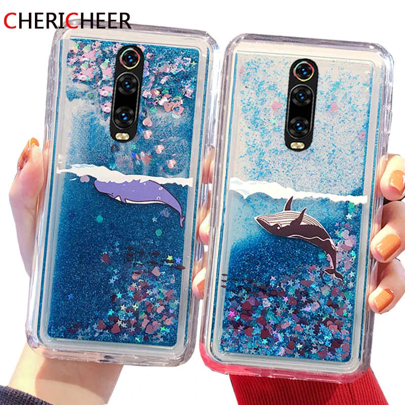 Dolphin Liquid Case For Meizu M6 Note Whale Glitter Quicksand M3 M5 TPU Dynamic Cover |