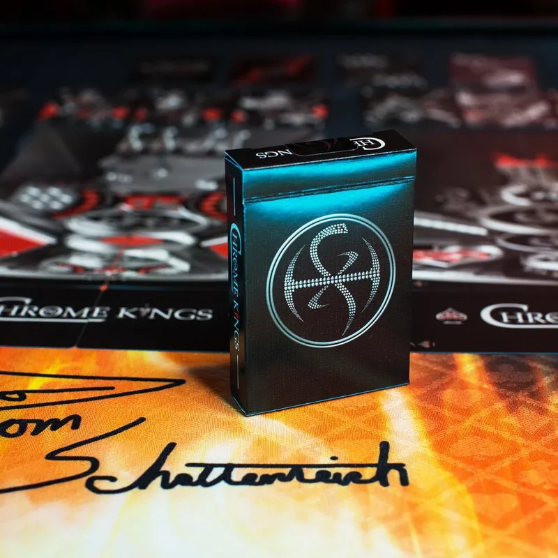 Chrome Kings Limited Edition Playing Cards (Artist Edition) by De'vo vom Schatte Magic Deck Poker Tricks | Игрушки и хобби