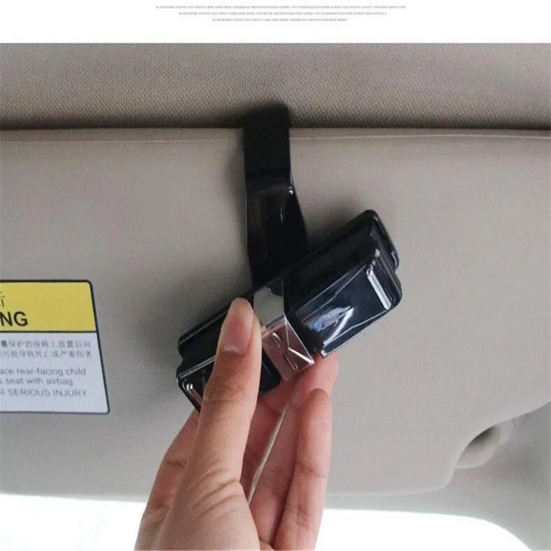 Автомобильный держатель для очков зажим солнцезащитных рамка универсальный