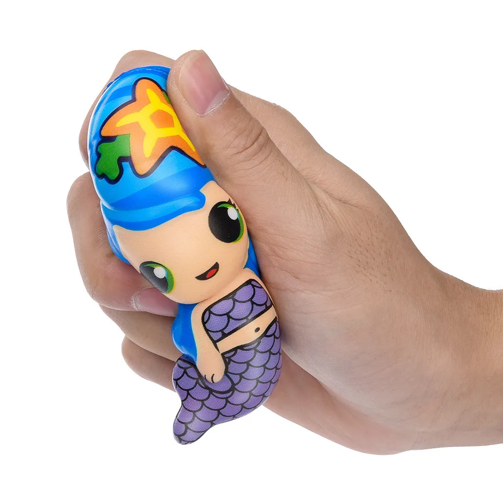 Кавайная мягкая игрушка Русалка мягкая игрушка мягкий медленно поднимающийся крем ароматизированный антистресс Декор подарки мягкая игрушка антистресс