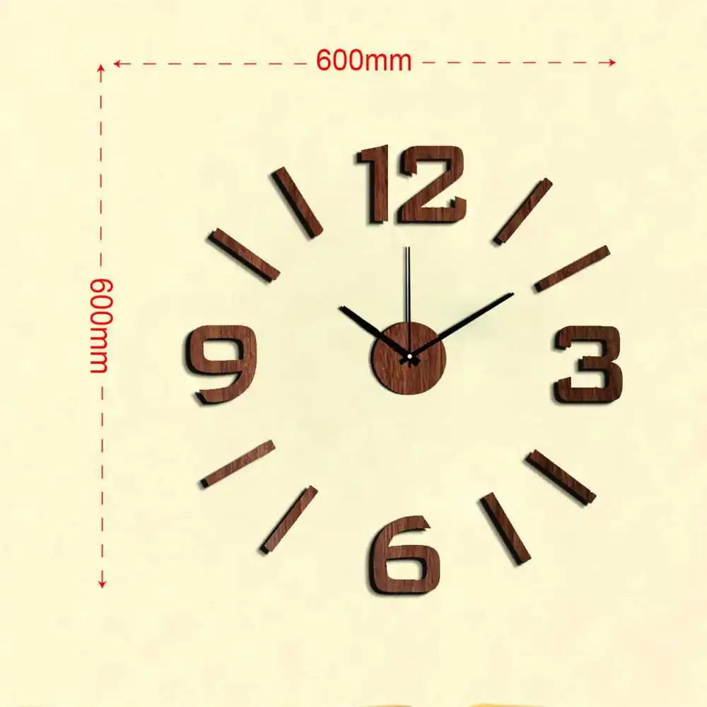 Креативные винтажные часы для домашнего декора большие цифровые настенные кухни