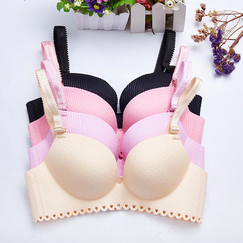 Новый женский бесшовный бюстгальтер без косточек ручной чашки Регулируемый пуш