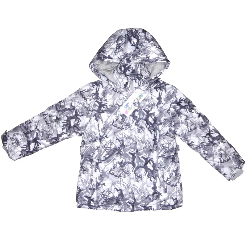 Winter Boys Girls Coat Outerwear Outdoor Printing Jackets Warm Kids Membrane Ski Jacket Camouflage 1315 |