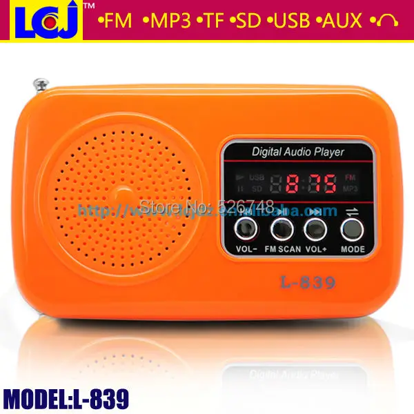 L 839 hifi радио динамик для вашего компьютер с fm mp3 плеер микро sd tf usb|speaker supplier|speaker