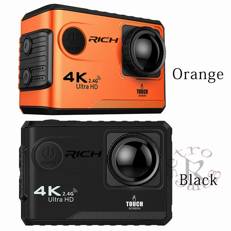Экшн камера DHL 10 шт./лот F100B 4K Ultra HD 2 4G Wi Fi мини с сенсорным экраном 0 дюйма 1080P видео