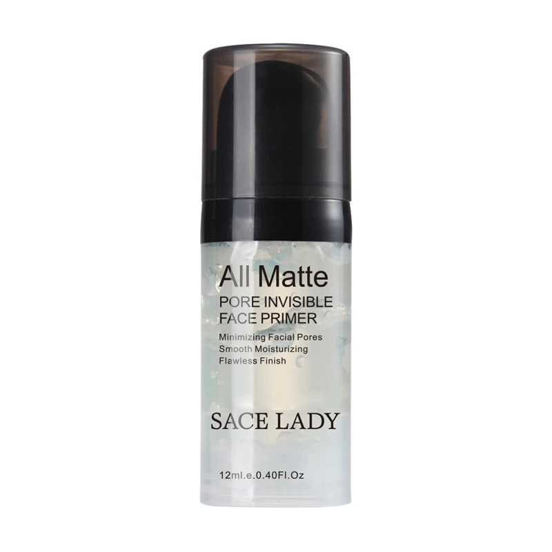 12ml SACE LADY основа для лица, основа для макияжа, натуральная матовая основа для макияжа, грунтовка для основы, невидимые поры, удлиняющая кожу лица, контроль за маслом, косметика - Цвет: 12ml