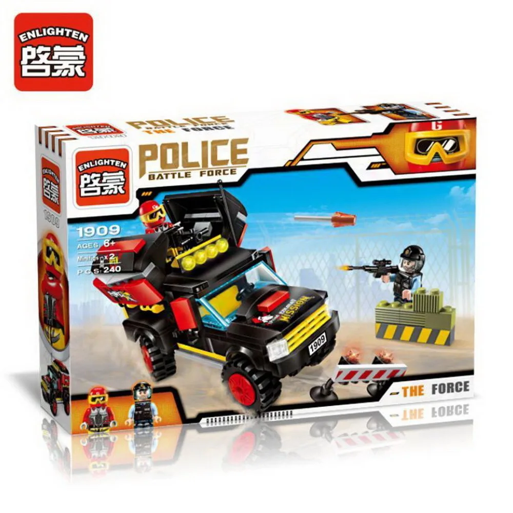 2017 Просветите Новый Полиция серии специальный полиции Развивающие игрушки