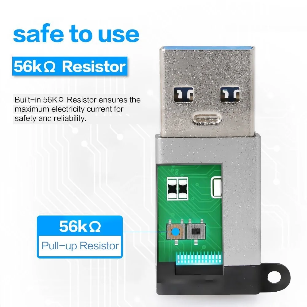 Tongdaytech type C адаптер типа OTG C Женский к USB 3,0 Мужской конвертер синхронизации данных для USB C кабель Macbook PC флэш-накопитель ноутбука
