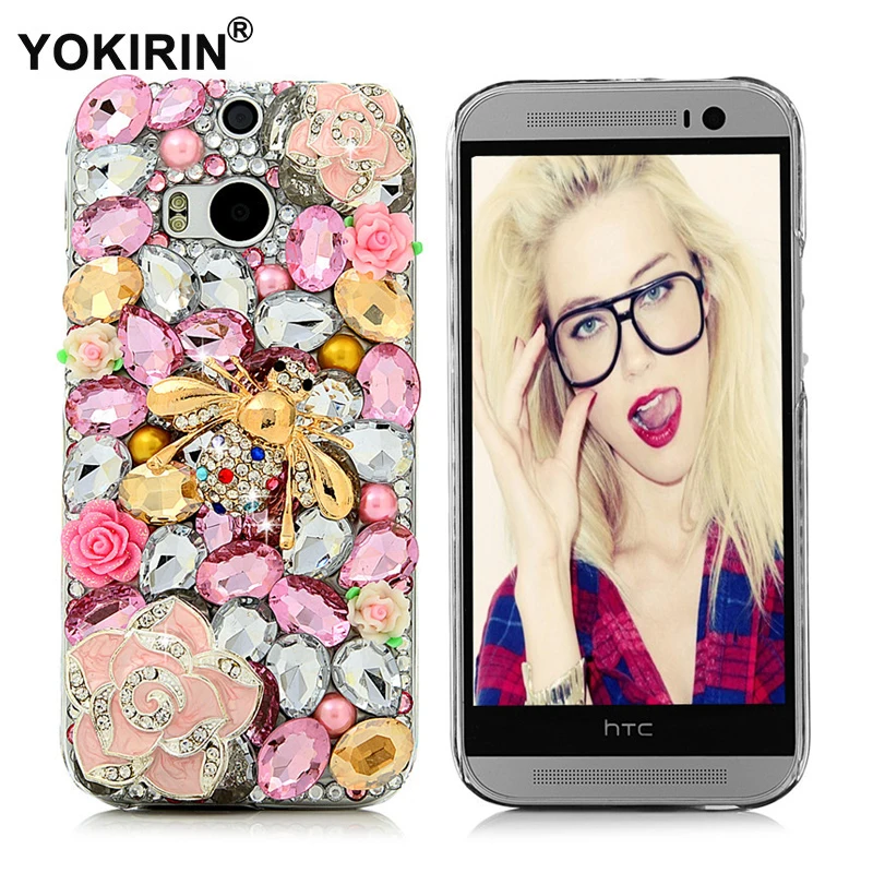 YOKIRIN 3D со стразами чехол для htc один M8 роскошный блестящий яркий С кристалалми и
