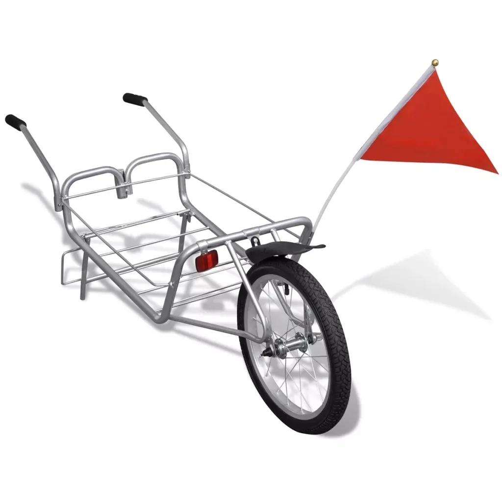 VidaXL VéLo моно-колесо Трейлер с сумкой стабильный и прочный многофункциональный
