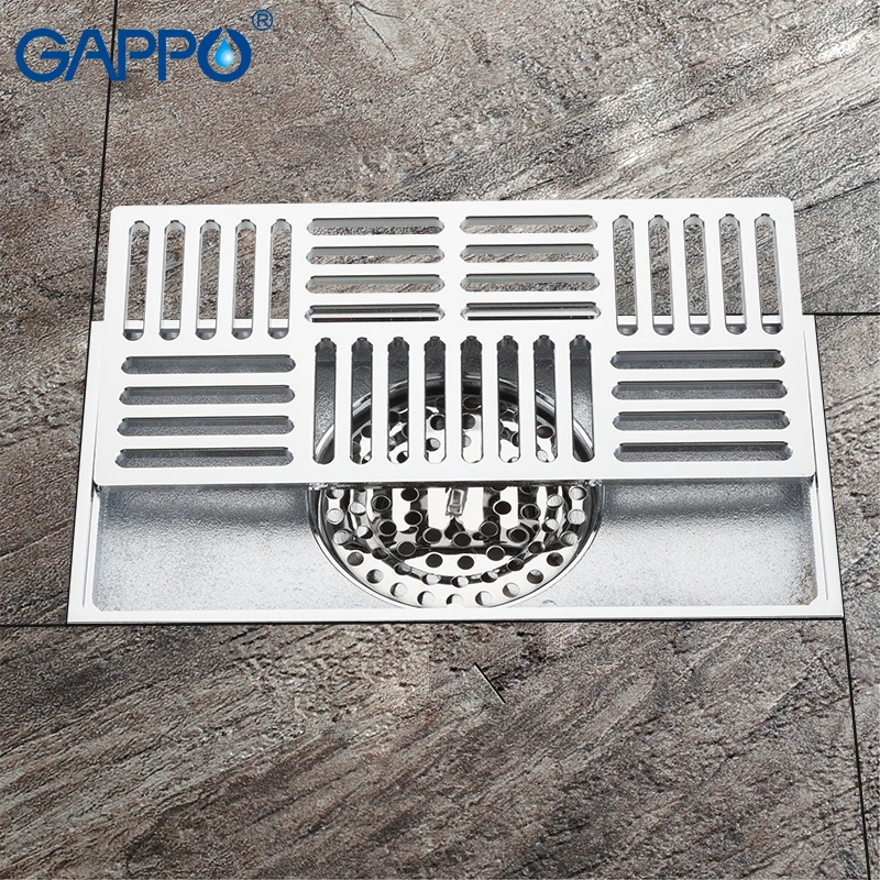 GAPPO Drains Anti-odor bathroom floor drain shower floor drains plugs shower drain stopper