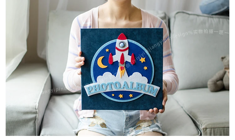 6 дюймов страница фотоальбома Тип детей Семья альбом с возможностью креативного самостоятельного выбора между мультфильм подарок ребенку расти альбом Рождественский подарок на год