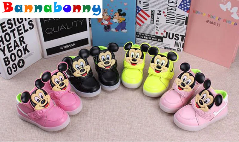 2019 светодиодный свет обувь для девочек мода четыре вида изменения цвета открытый