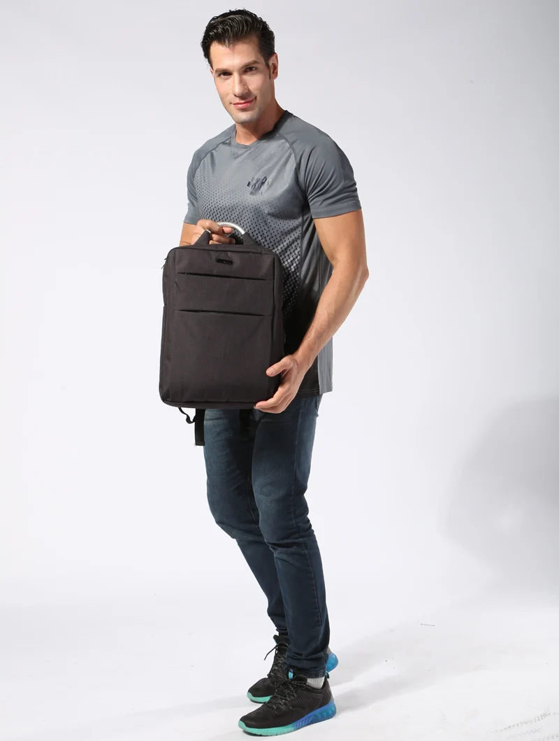 Мужской рюкзак с защитой от кражи для ноутбука USB зарядкой мужской школьный - Фото №1