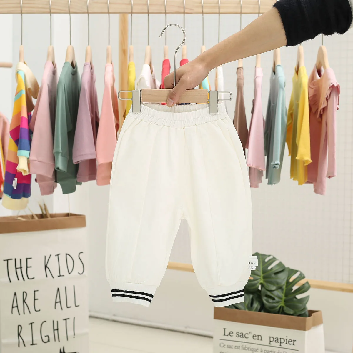 Лидер продаж одежда для детей повседневные штаны ясельного возраста свободные