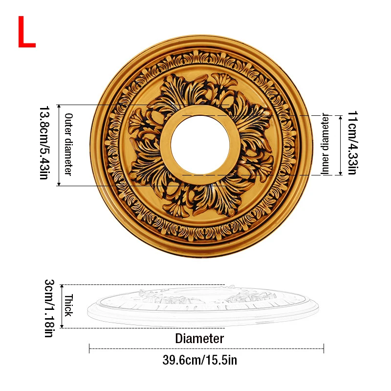DIY домашний декор потолочная лампа панель украшение угловой цветок мебель аппликация полый ПВХ аксессуары для дома Имитация дерева резные - Цвет: M