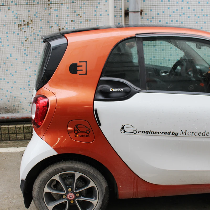 Автомобильный знак для зарядки наклейка smart fortwo forfour модификация электрического