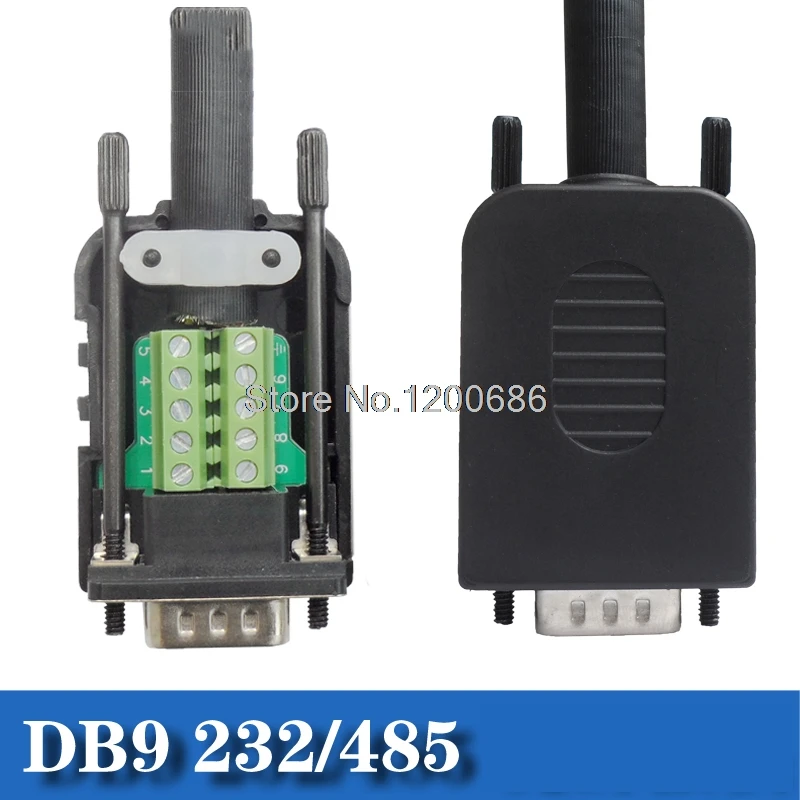 D-SUB DB9 Мужской 9Pin пластиковый разъем крышки rs232 COM корпуса | Обустройство дома