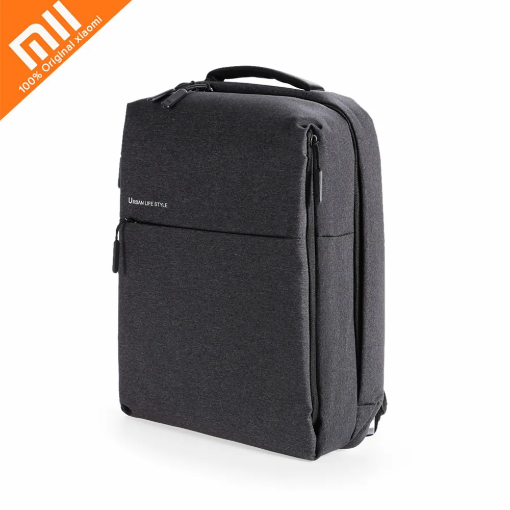 Original Xiaomi 14 Inch 20L Urban Style Polyester Backpack Leisure Sports Bag Waterproof Traveling Hiking Casual | Электроника