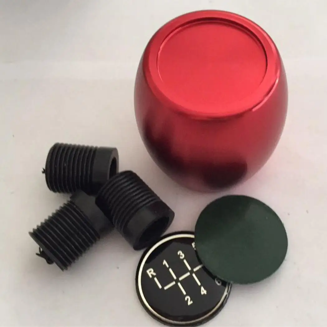 Ручная Сменная головка 6 зубчатая алюминиевая с серебром красный черный 3 шт