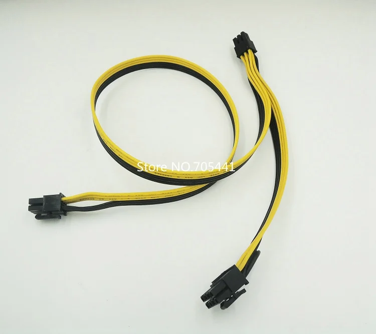 5 шт./лот PCI-E 6pin male к 8(2 + 6)pin сплиттер 18AWG удлинительный кабель питания для сервера |