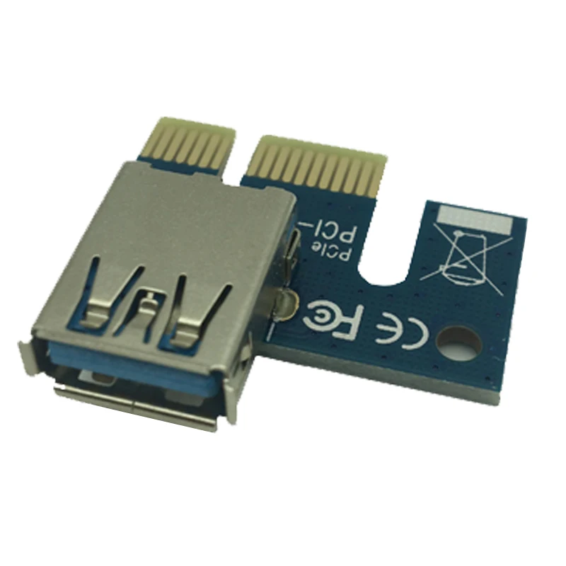 Riser Card PCI-E 1X to 16X Графический кабель-удлинитель для майнинга расширенная линия USB 3,0 PCI Express карта для BTC Mining дропшиппинг