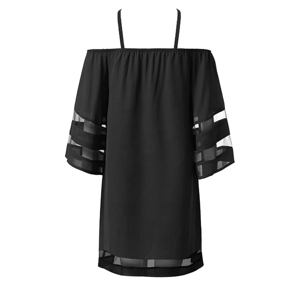 Женские летние платья женская сетчатая блузка с рукавом 3/4 свободная футболка