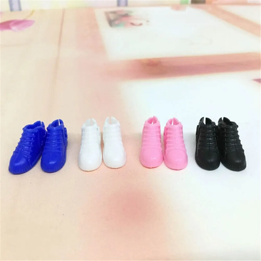 Фото 4 пары модная Милая обувь новейшая оригинальная кукольная для 1/6 кукольные туфли