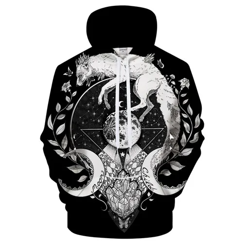 LMS329 Moon child black by Pixie Cold Artist, толстовки с 3D принтом, толстовки, мужские повседневные спортивные костюмы, новинка, пуловер, брендовые толстовки, 6XL, Новинка - Цвет: LMS329