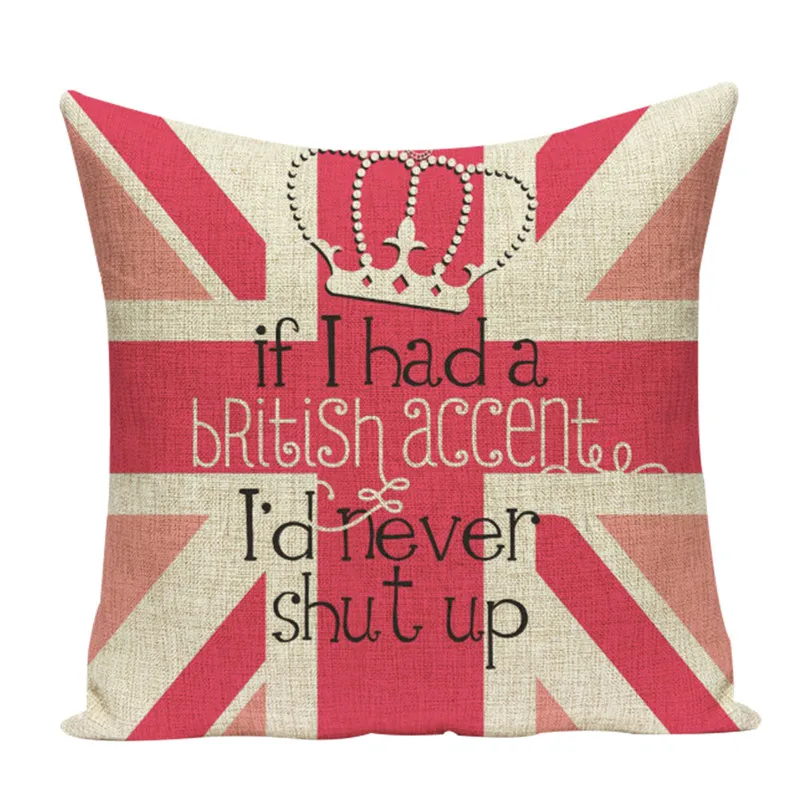 Современная наволочка в стиле ретро чехол с автобусом для дивана декоративная