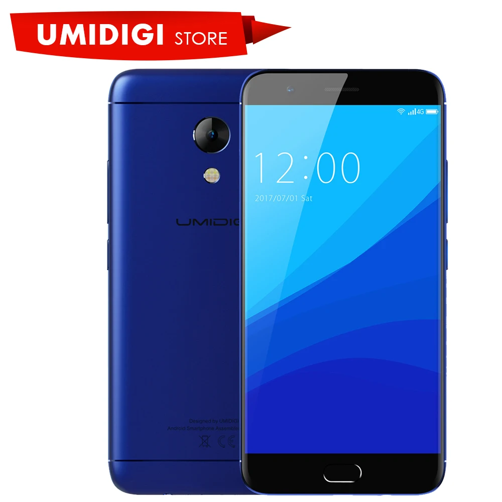 Original UMIDIGI C2 Brand Smartphone MTK6750T Octa-core Multi Touch Cell Phone 5.0" 64GB ROM Global Firmware | Мобильные