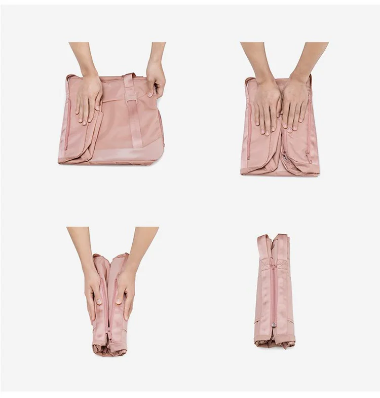 Foldable Travel Bags Women Clothes Packing Cubes Organizer Luggage Trolley Duffle Independent Shoes Handbag Accessories Supplies