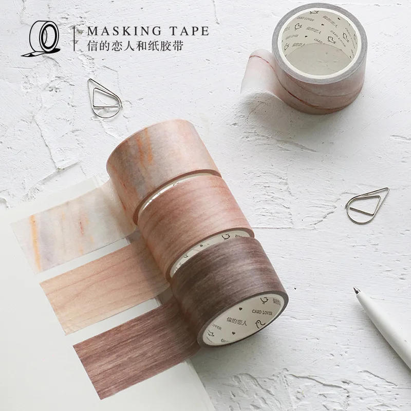 Мрамор васи лента 30 мм Широкий DIY Скрапбукинг Стикеры Label клейкой ленты Школа