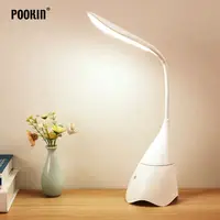 LED Rechargeable Touch Sensor Table Lamp  Bluetooth Smart  Speaker LED Foldable Desk Lamp For Reading Bedroom Living Room