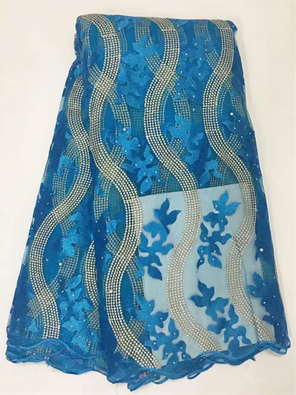 (5yards/lot) AXSN83 good looking embroidered French lace fabric factory price African net for party dress! | Дом и сад
