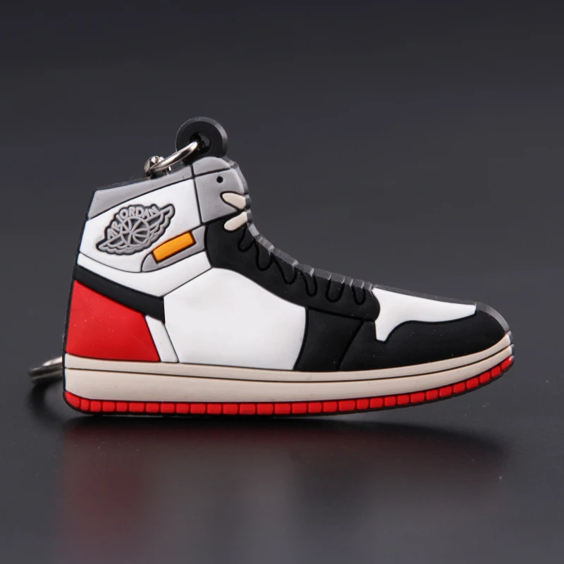 Picture Color14 Mini Jordan 1 брелок для обуви для мужчин и женщин брелок Классический Цвет AJ Ретро поколение баскетбольные кроссовки брелок - Цвет: Picture Color14